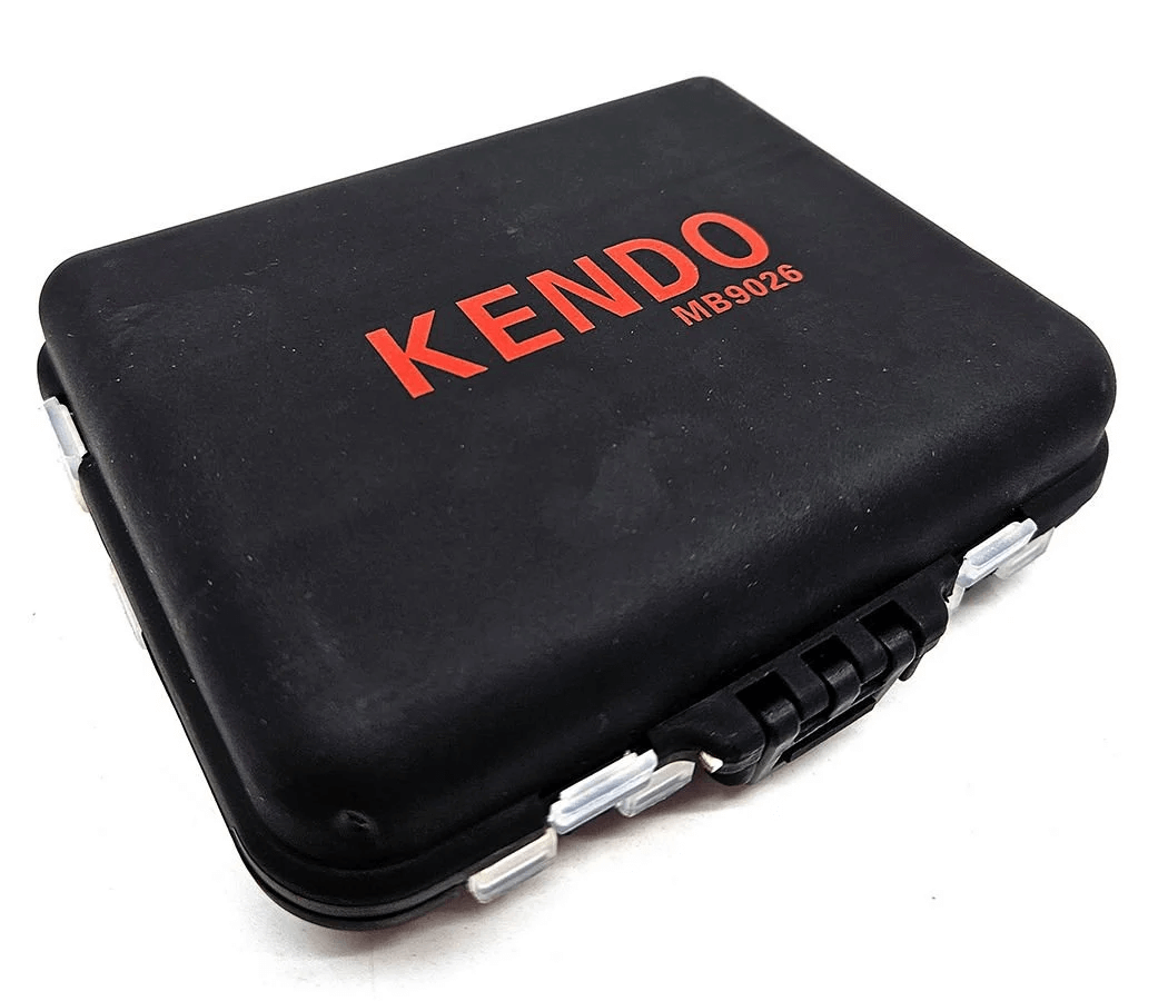 Kendo MB9026 Plastik Kutu - Balıkçı Takım Kutusu - Siyah