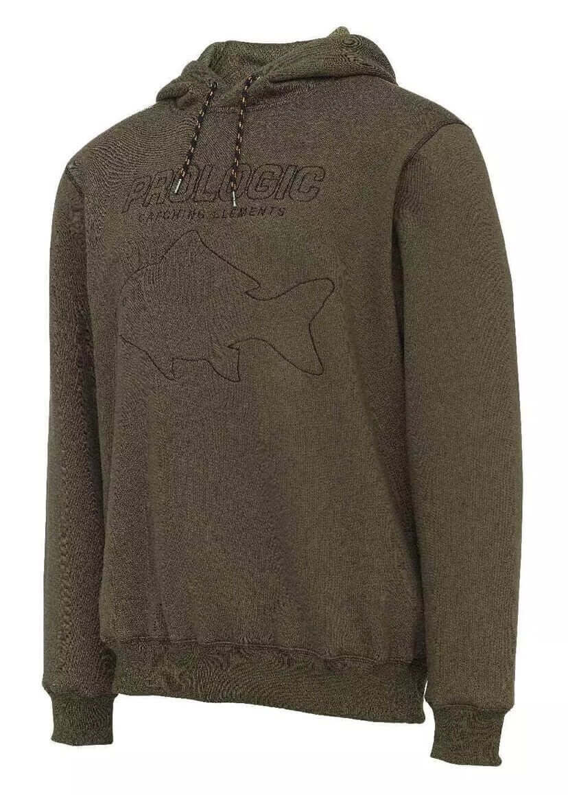 Prologic Mega Fish Balıkçı Hoodie - Army Green | %50 Pamuk Kapüşonlu Sweatshirt