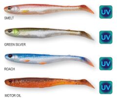 Savage Gear Slender Scoop Shad 15cm 17gr Clear Water Mix Silikon Sahte Balık 4'lü Set