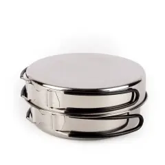 Evolite Evercamp 2-3 Kişilik Çelik Kamp Tencere Seti