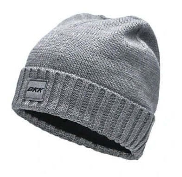BKK Erkek Gri Polar Astarlı Bere - Kışlık Outdoor Spor Beresi