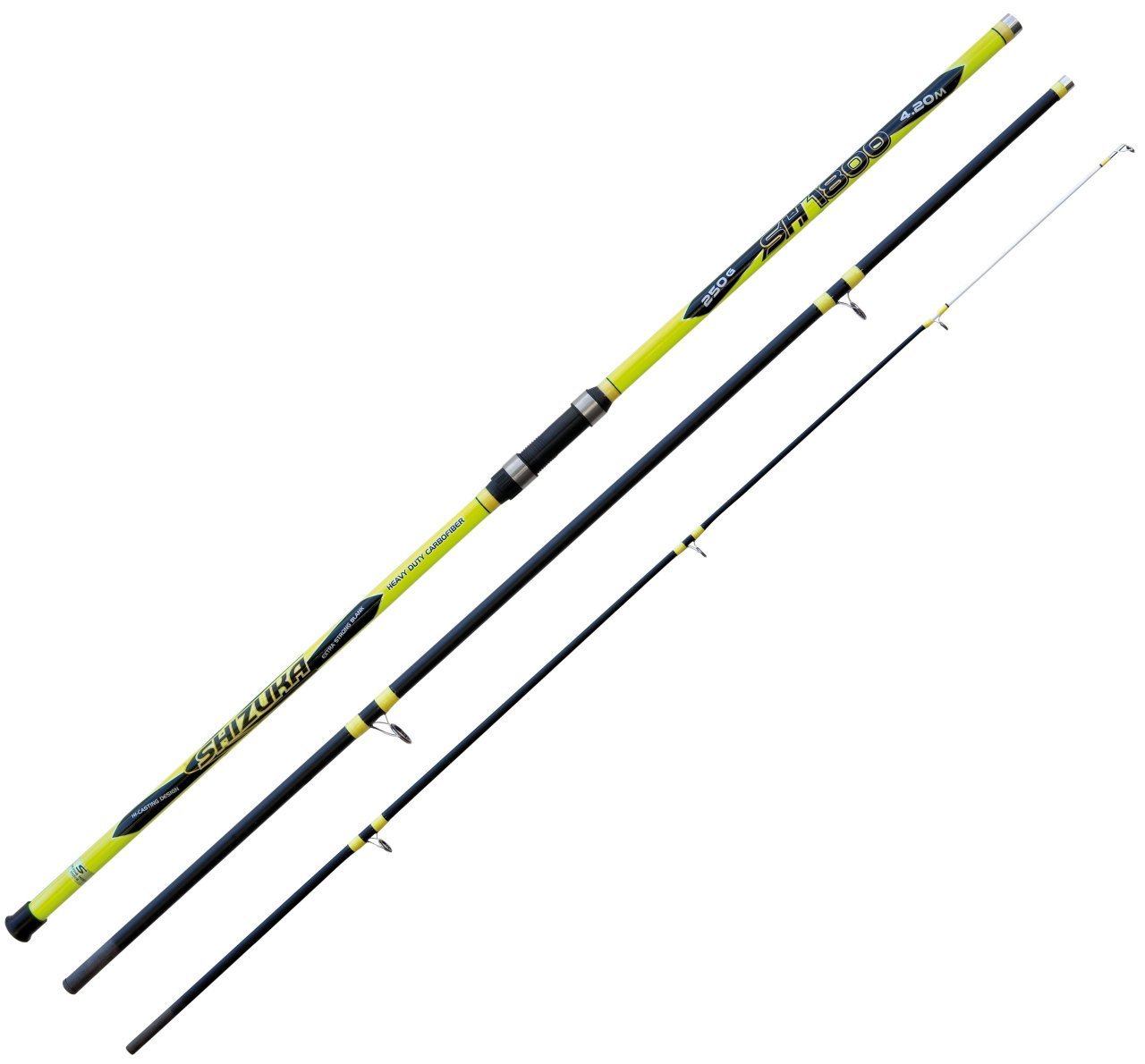 Shizuka SH1800 WWG 250 gr 420 mt 3 Parça Surf Kamışı