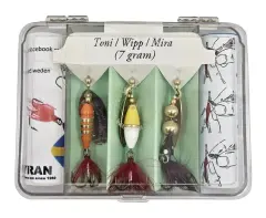 Myran İsveç El Yapımı Toni/Wipp/Mira 10gr Turna Alabalık Olta Kaşık Seti