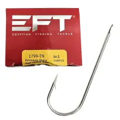 EFT Hook 1799 Beyaz Düz İğne 100 Adet