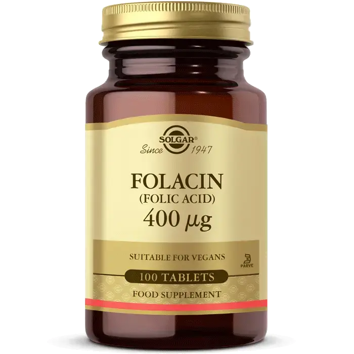 Solgar Folic Acid (folacin) 400 Mcg 100 Tablet (folik Asit )