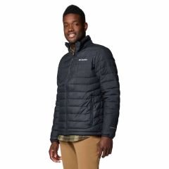 Columbia Powder Lite II Siyah Erkek Mont | Omni-Heat™ Reflective Teknolojisi
