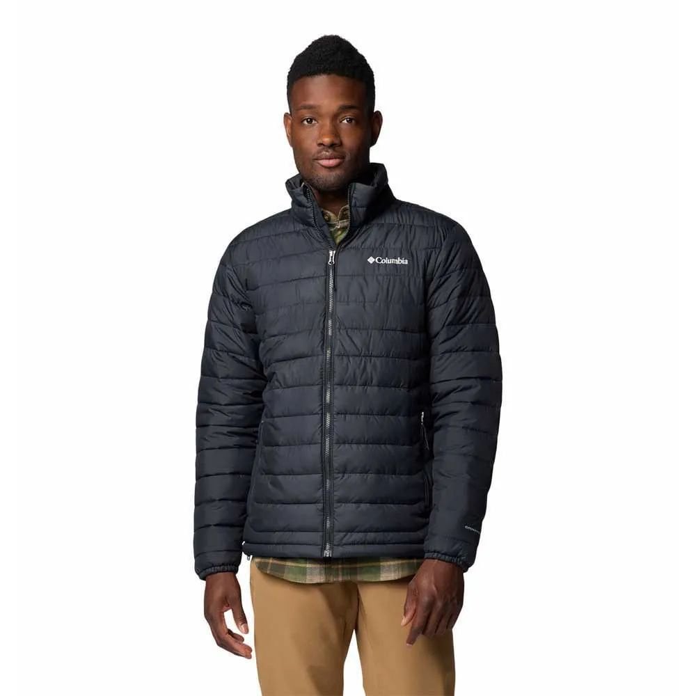 Columbia Powder Lite II Siyah Erkek Mont | Omni-Heat™ Reflective Teknolojisi