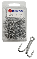 Kendo 9021 PS Faultless Treble 100 Adet Üçlü Çarpma İğnesi - Profesyonel Balık Avı Malzemesi