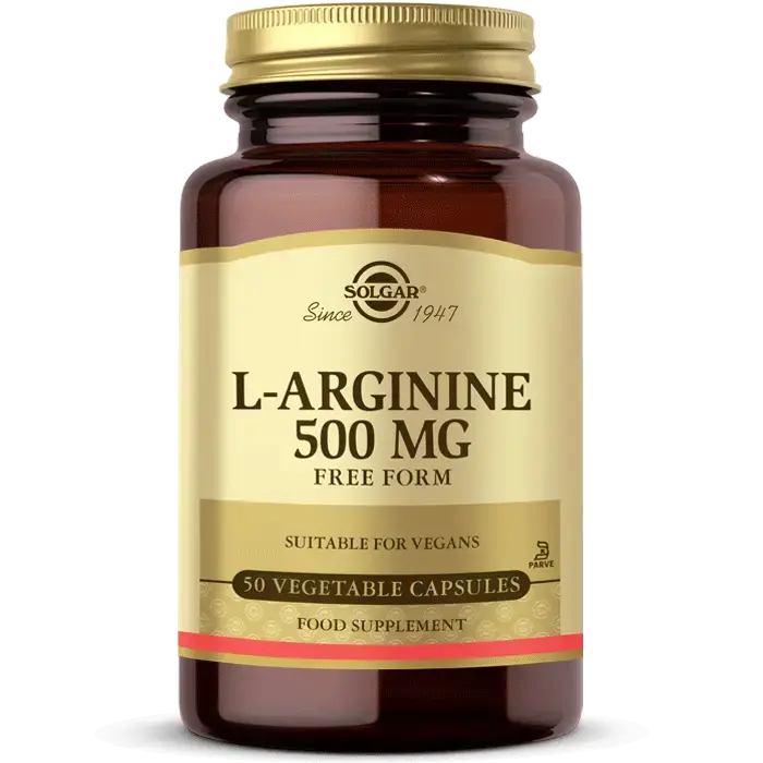 Solgar L-Arginine 500mg 50 Kapsül