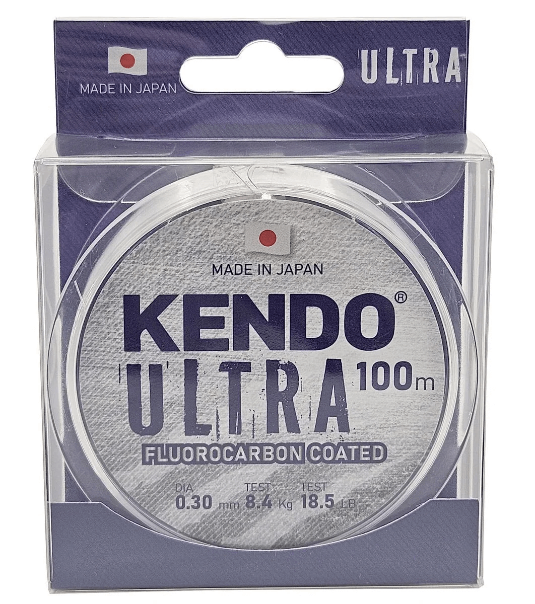 Kendo Ultra Fluorocarbon Coated 100 m White Misina