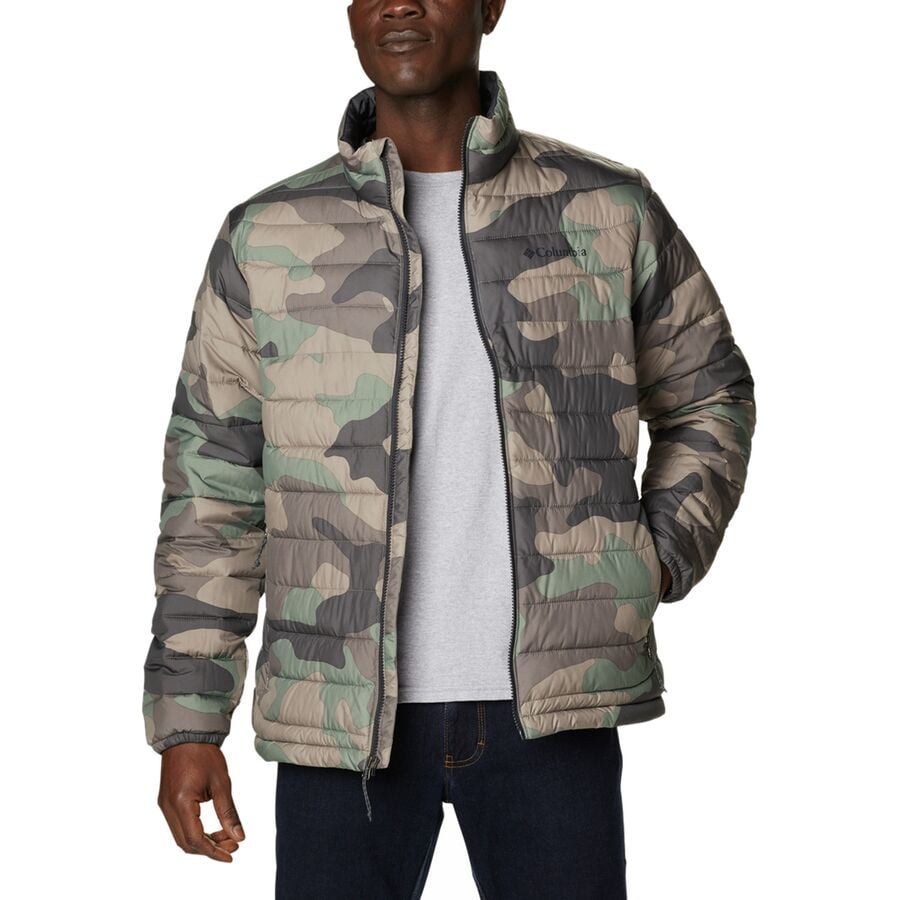 Columbia Powder Lite Erkek Mont - Camo Print S