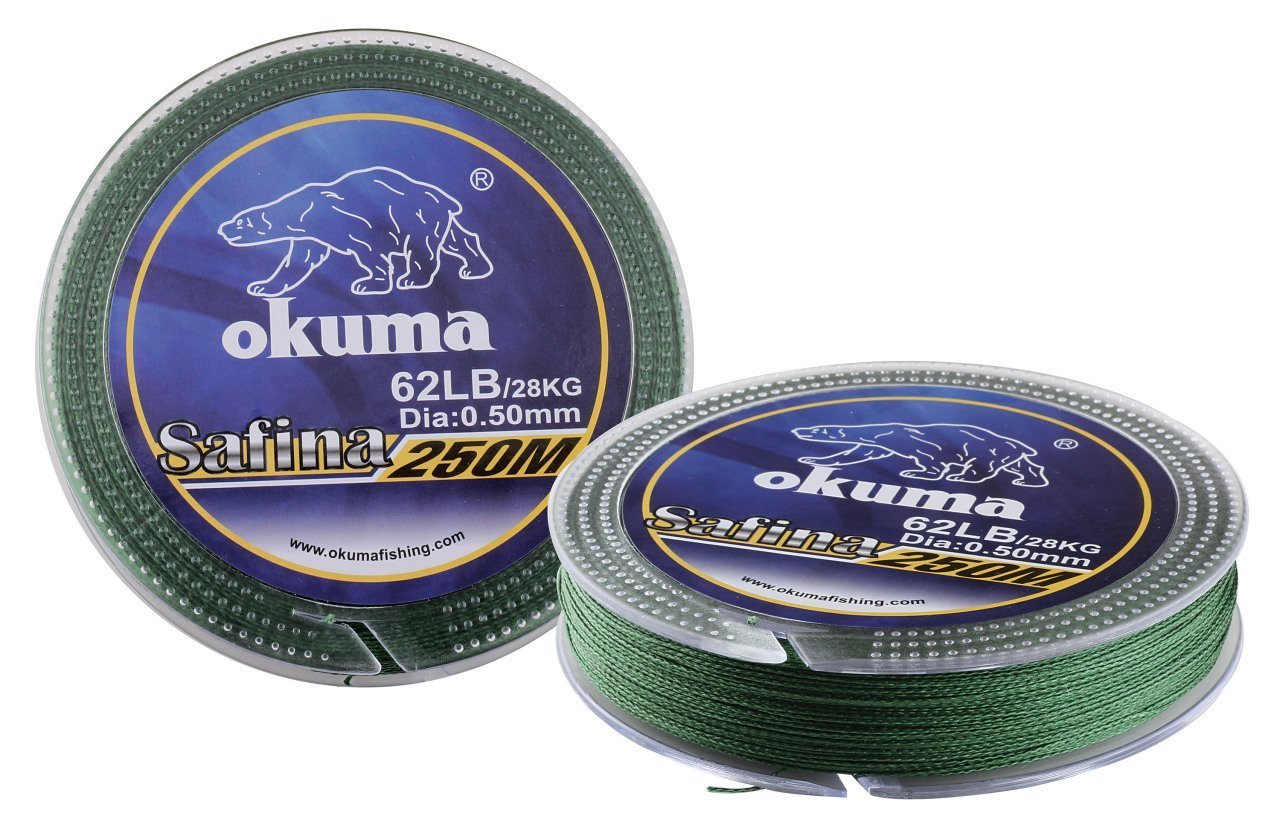 Okuma Safina 4 Örgü 250 mt 0,50 mm Yeşil ip