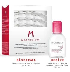 Bioderma Matricium Yaşlanma Karşıtı 53 Element İçeren Cilt Yenileyici Antioksidan Bakım Kapsülü 30x1 ml