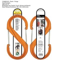 Nite-ize S-Biner Plastik Size 10 Turuncu Karabina
