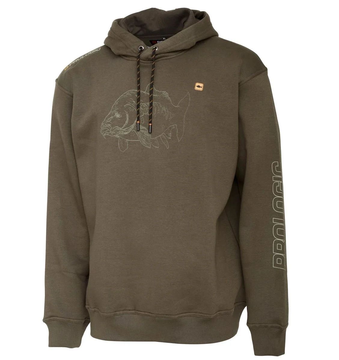 Prologic Mirror Carp Yeşil Kapüşonlu Balıkçı Sweatshirt - Sazan Desenli Outdoor Giyim