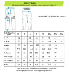 Evolite Bay Blackhole Softshell Pantolon