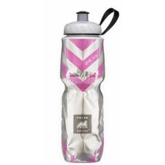 Polar Bottle Yalıtımlı Chevron Termos 700ml - Çift Cidarlı Spor Matara (Pembe)