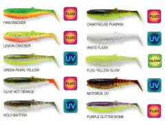 Savage Gear Cannibal Shad 10cm 9gr UV Aktif Silikon Yem