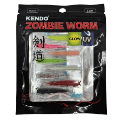 Kendo Zombie Worm LRF Silikon Yemi 4cm 8’li Set