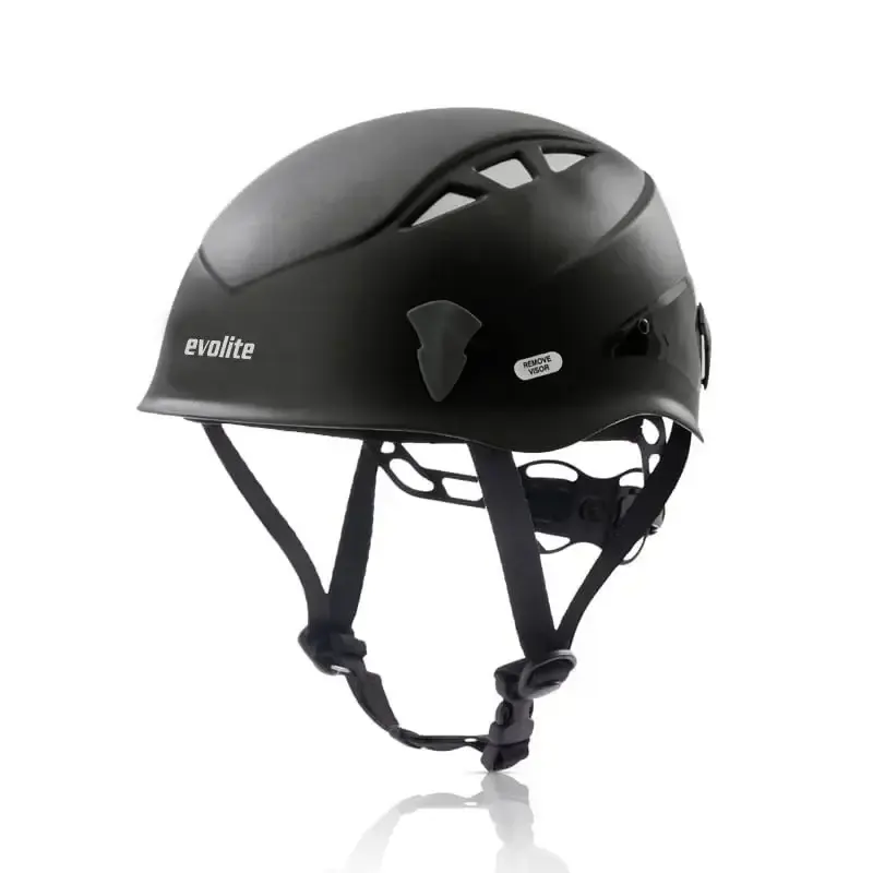 Evolite Vertical Dağcı Kaskı Siyah CE EN 12492 Sertifikalı
