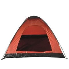 AndOutdoor Monodome 3 Kişilik Kamp Çadırı - Su Geçirmez, Kolay Kurulum, Turuncu