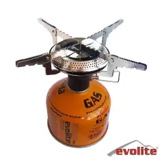 Evolite Triton Katlanabilir Kamp Ocağı 3000W + 230gr Gaz Seti