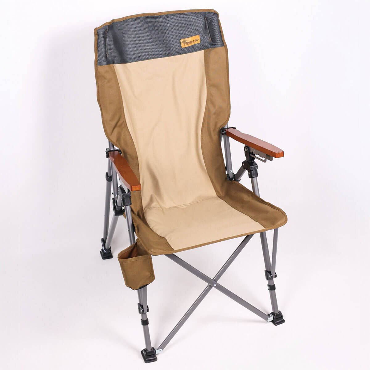 FreeCamp Trager Katlanır Kamp Sandalyesi - Kahverengi