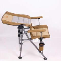 FreeCamp Wayne Katlanır Outdoor Sandalye - Kahverengi