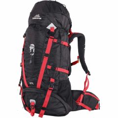 QuickUP Pro 65+5L Trekking ve Hiking Sırt Çantası - Uzun Yol Maceralarınız İçin Tasarlandı (Siyah)