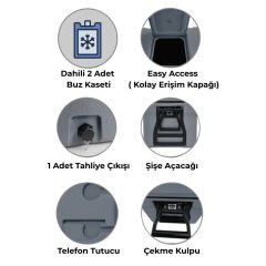 IGLOO CoreMAX 120 Litre Tekerlekli Buzluk