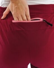 Mapamyumco Quick Dry Kadın Trekking Pantolon Bordo UPF 50+