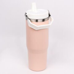 Igloo Powder Çelik Termos Matara 900ml Pipetli Somon Beyaz