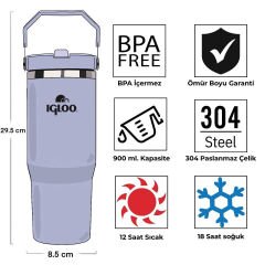 Igloo Powder Çelik Termos 900ml