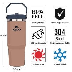 Igloo Powder Termos 900ml - Kahverengi