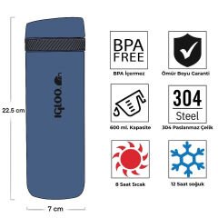 Igloo Squid Çelik Termos 600ml