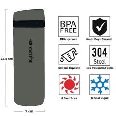 Igloo Squid 600ml Çift Katmanlı Paslanmaz Çelik Termos