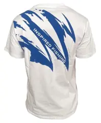 Okuma White Motif Cotton Short Sleeve Shirt