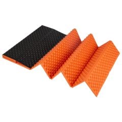 Evolite UltraLight Comfort Z Tipi Katlanır Kamp Matı - Hafif XPE Köpük - Siyah/Turuncu