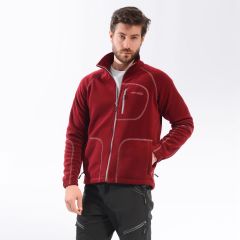 FreeCamp Man Full Zipper Fleece Polar-BORDO
