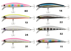 Kendo Cas Supper Deep Minnow 105s - Profesyonel Spin Avı Sahte Balığı 35gr - UV/Glow Seçenekli