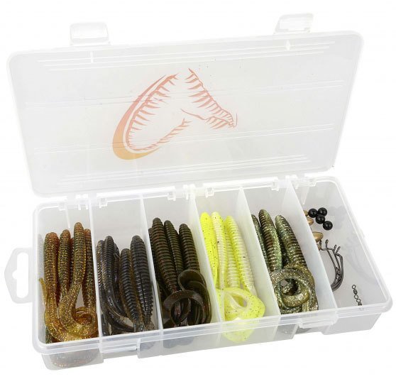 Savage gear Rib Worm Kit 30+17 Adet Suni Yem