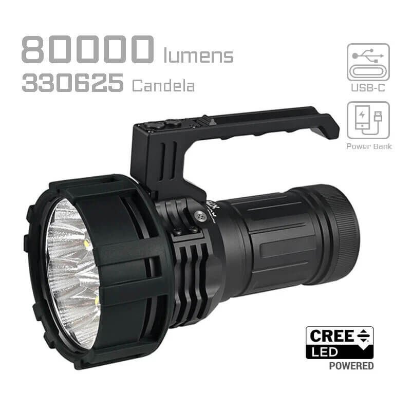 AceBeam X75 80000 Lümen Güçlü El Feneri