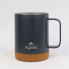 Igloo Termos Bardak 350ml Mantar Tabanlı Paslanmaz Çelik Termal Kupa - FÜME
