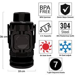4 Litre Termos - IGLOO BigBarrel Paslanmaz Çelik
