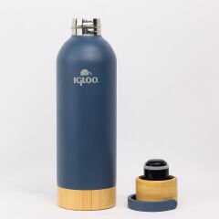 IGLOO Hydrate Pro Bambu Tabanlı Çelik Termos 500ml - Mavi