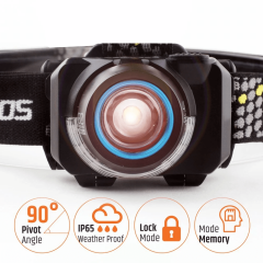 Evolite Eclipse 450 lm IP65 Su Geçirmez Şarjlı Kafa Lambası