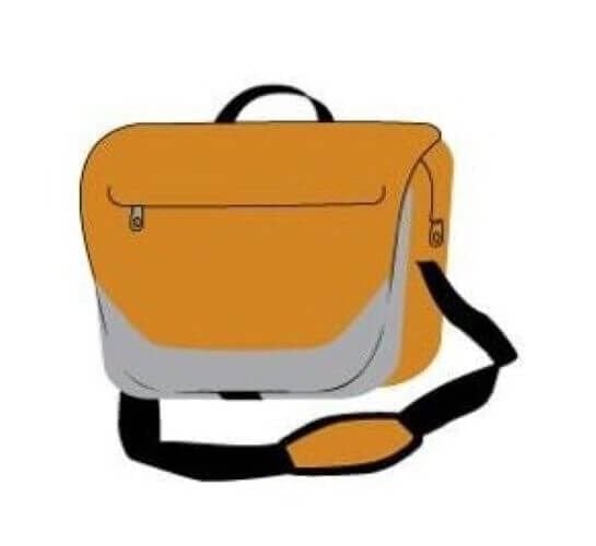 Jr Gear Su Geçirmez Postacı Çantası 14 Litre-TURUNCU