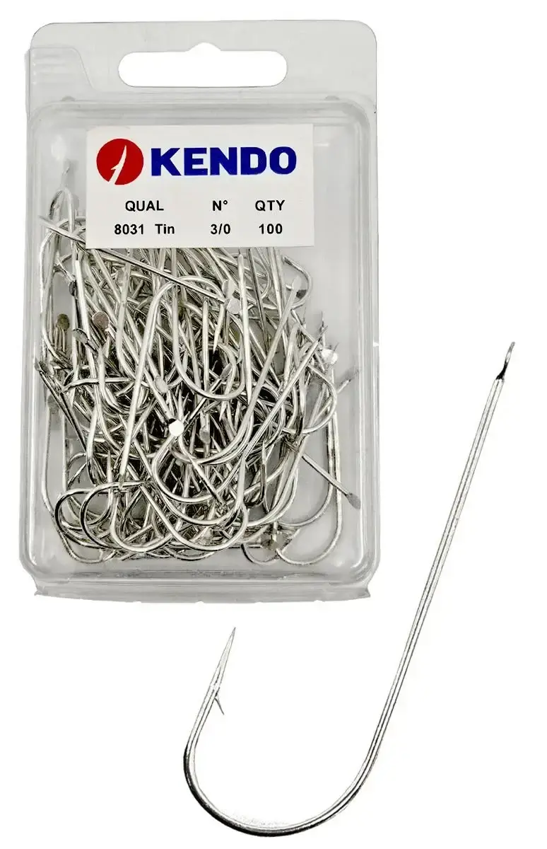 Kendo 8031 Tin 3/0 100 Adet Olta İğnesi ( 1250 D Kalıbı )